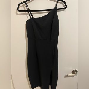 Lulus one shoulder midi dress